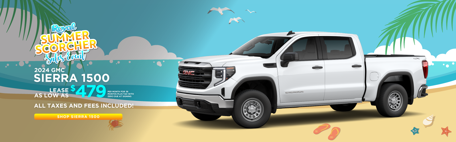 24 Sierra 1500: As low as $479/mo for 36mo, 0 due at signing
